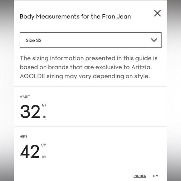 Mint Condition Agolde Fran Jeans, Ditch, size 32 $200 - Picture 10 of 10